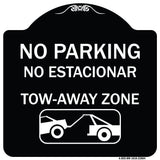 No Parking - No Estacionar Tow - Away Zone (With Graphic)