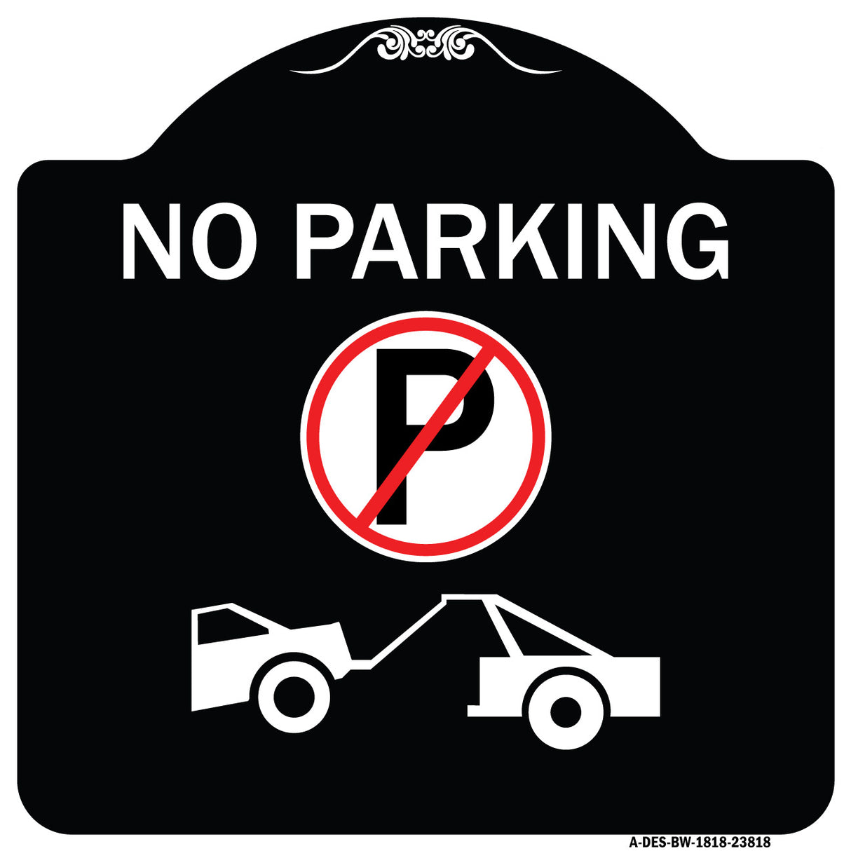 No Parking (No Parking Symbol and Tow Truck Symbol)