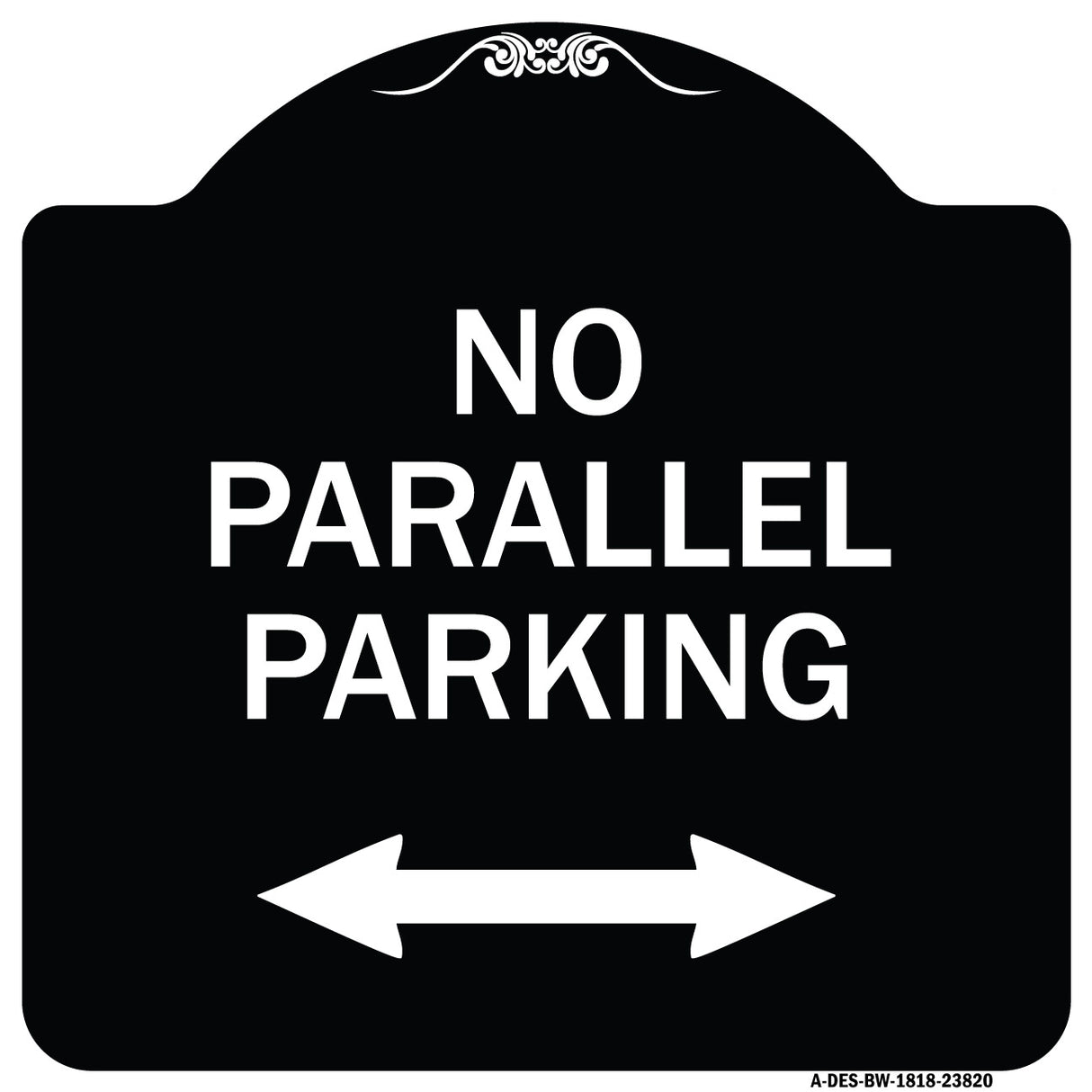 No Parallel Parking with Bidirectional Arrow
