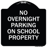No Overnight Parking on School Property