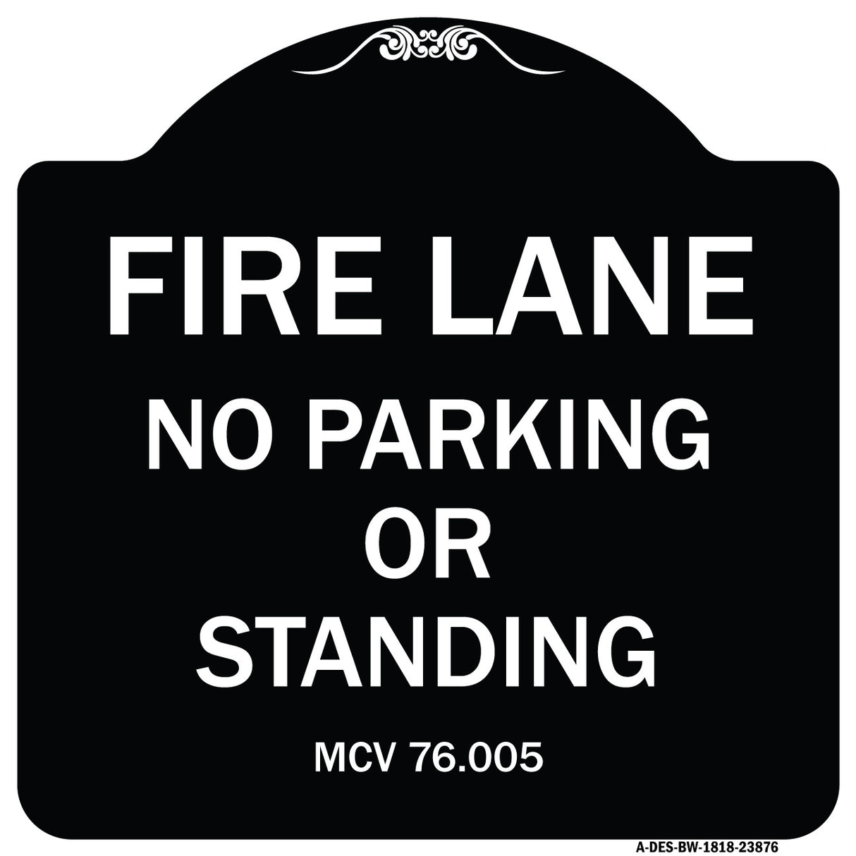 Michigan Fire Lane No Parking or Standing