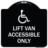 Lift Van Accessible Only (With Updated Isa Symbol)