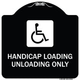 Handicap Loading Unloading Only (With Handicap Symbol)