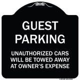 Guest Parking Unauthorized Cars Will Be Towed Away at Owner's Expense