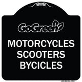 Go Green Sign Go Green - Motorcycles Scooters Bicycles