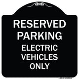For Electrical Cars Reserved Parking - Electric Vehicles Only