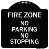 Fire Zone No Parking No Stopping