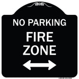 Fire Lane with Bidirectional Arrow