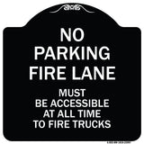 Fire Lane Must Be Accessible at All Time to Fire Trucks