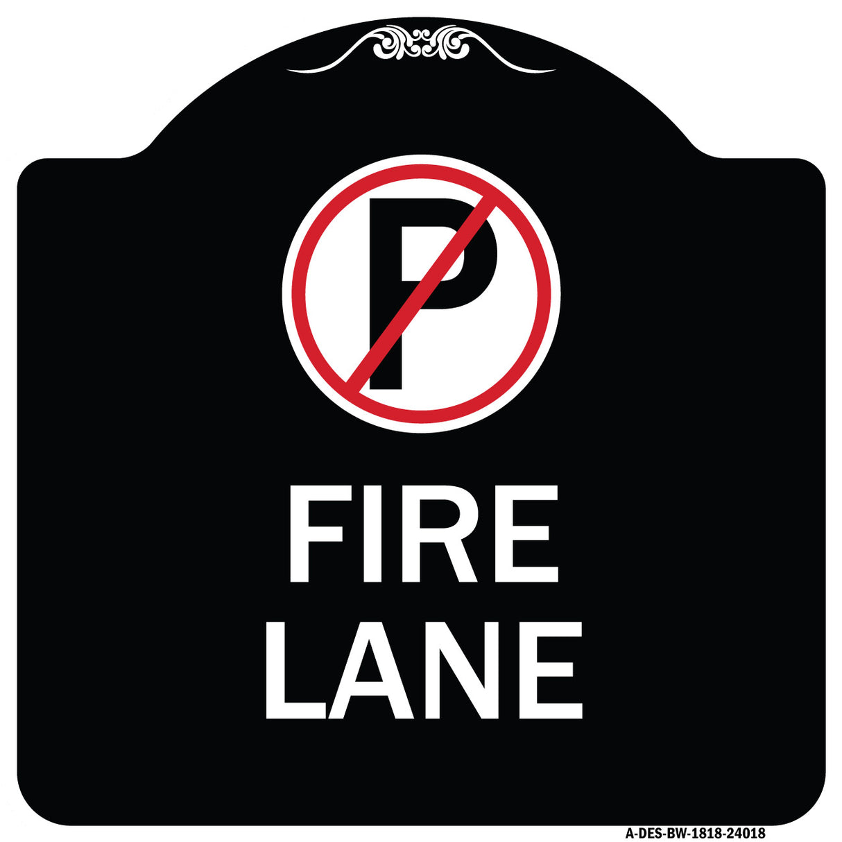 Fire Lane (No Parking Symbol)