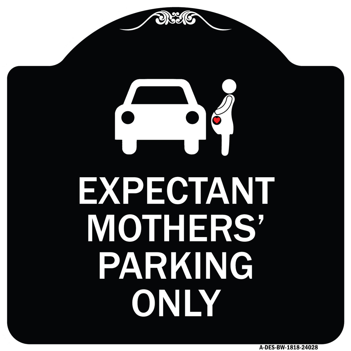 Expectant Mothers' Parking Only (With Graphic)
