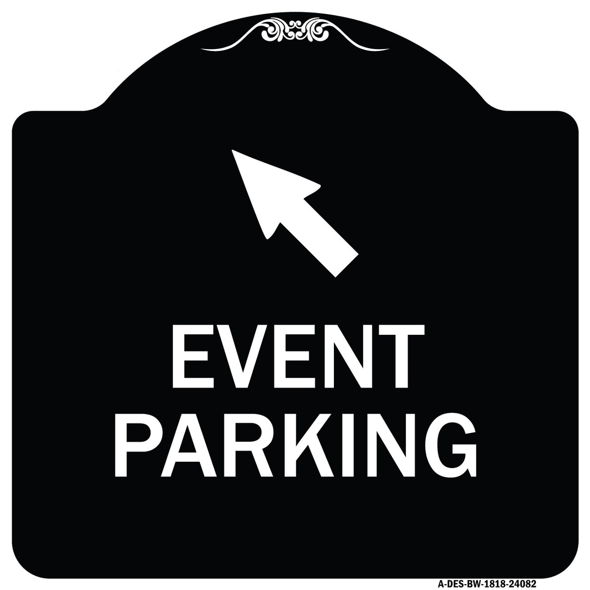 Event Parking (Up Left Arrow Symbol)