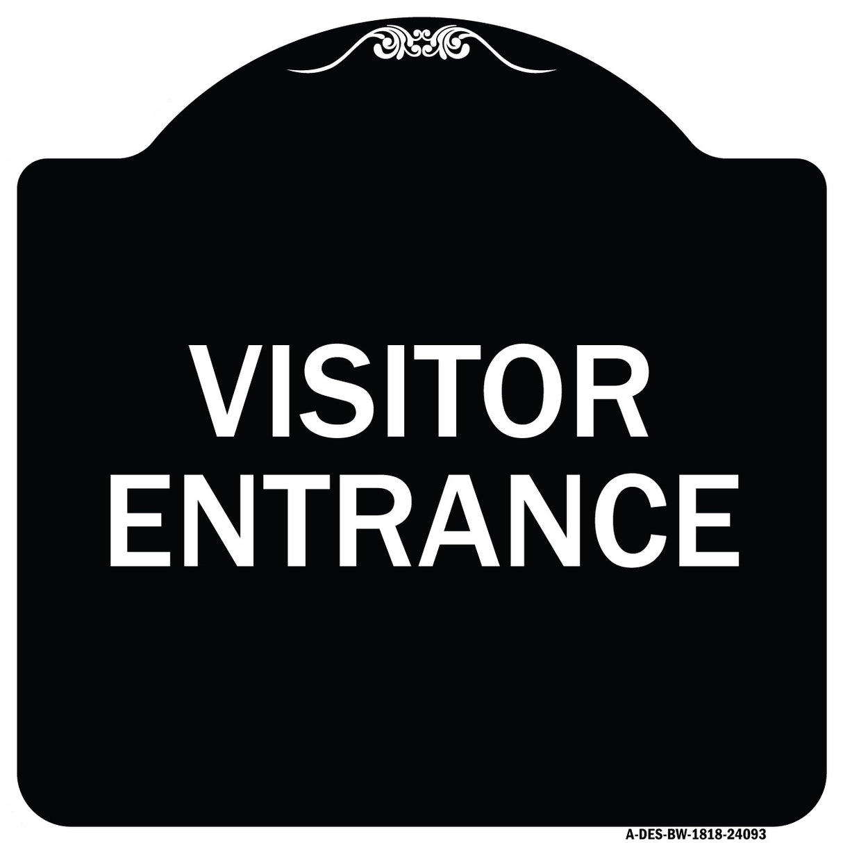 Entrance Sign Visitor Entrance