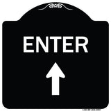 Enter Sign Enter with Up Arrow