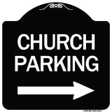 Church Parking (With Right Arrow)