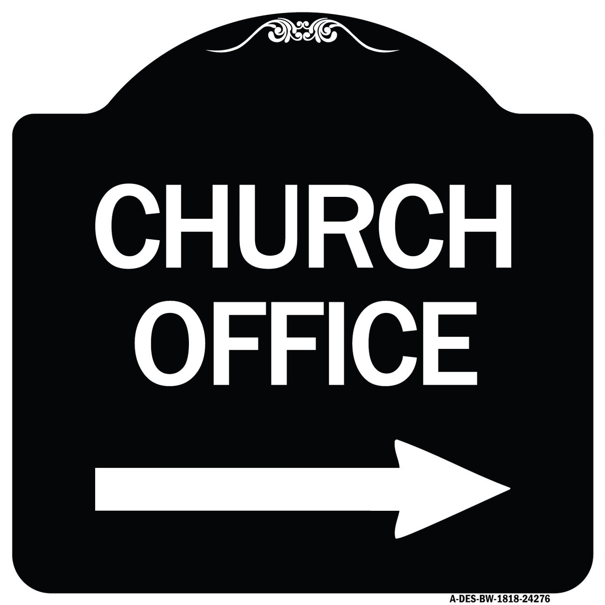 Church Office (With Right Arrow)