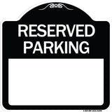 Blank Reserved Parking