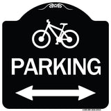 Bicycle Symbol Parking (With Bidirectional Arrow)