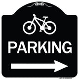Bicycle Symbol Parking (Right Arrow