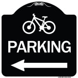 Bicycle Symbol Parking (Left Arrow)