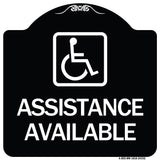 Assistance Available with Handicap Symbol