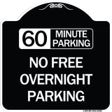 60 Minute Parking - No Free Overnight Parking