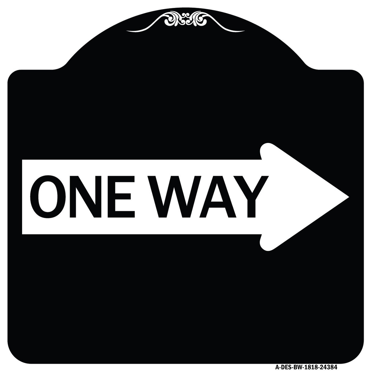 One Way (With Right Arrow)