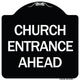 Church Entrance Ahead