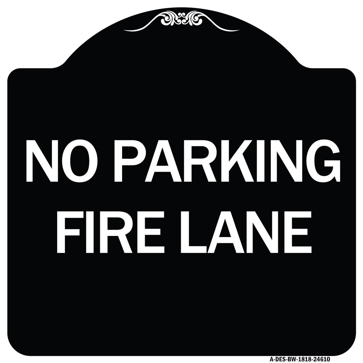 Pavement Stencil No Parking Fire Lane