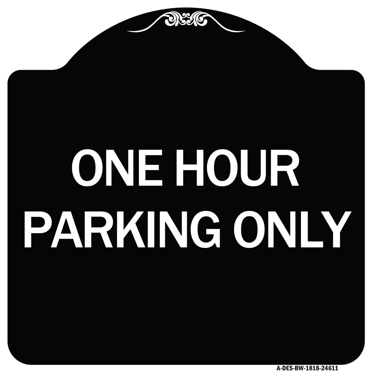 One Hour Parking Only