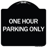 One Hour Parking Only