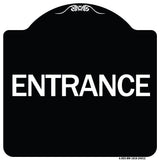 Traffic Entrance Sign Entrance