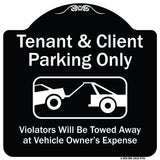 Tenant And Client Parking Only Violators Towed Away With Graphic