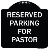 Reserved Parking For Pastor