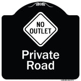 Private Road With No Outlet Symbol