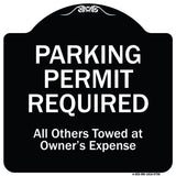 Parking Permit Required All Others Towed At Owner's Expense