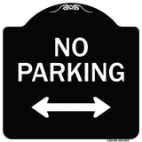 No Parking With Bidirectional Arrow