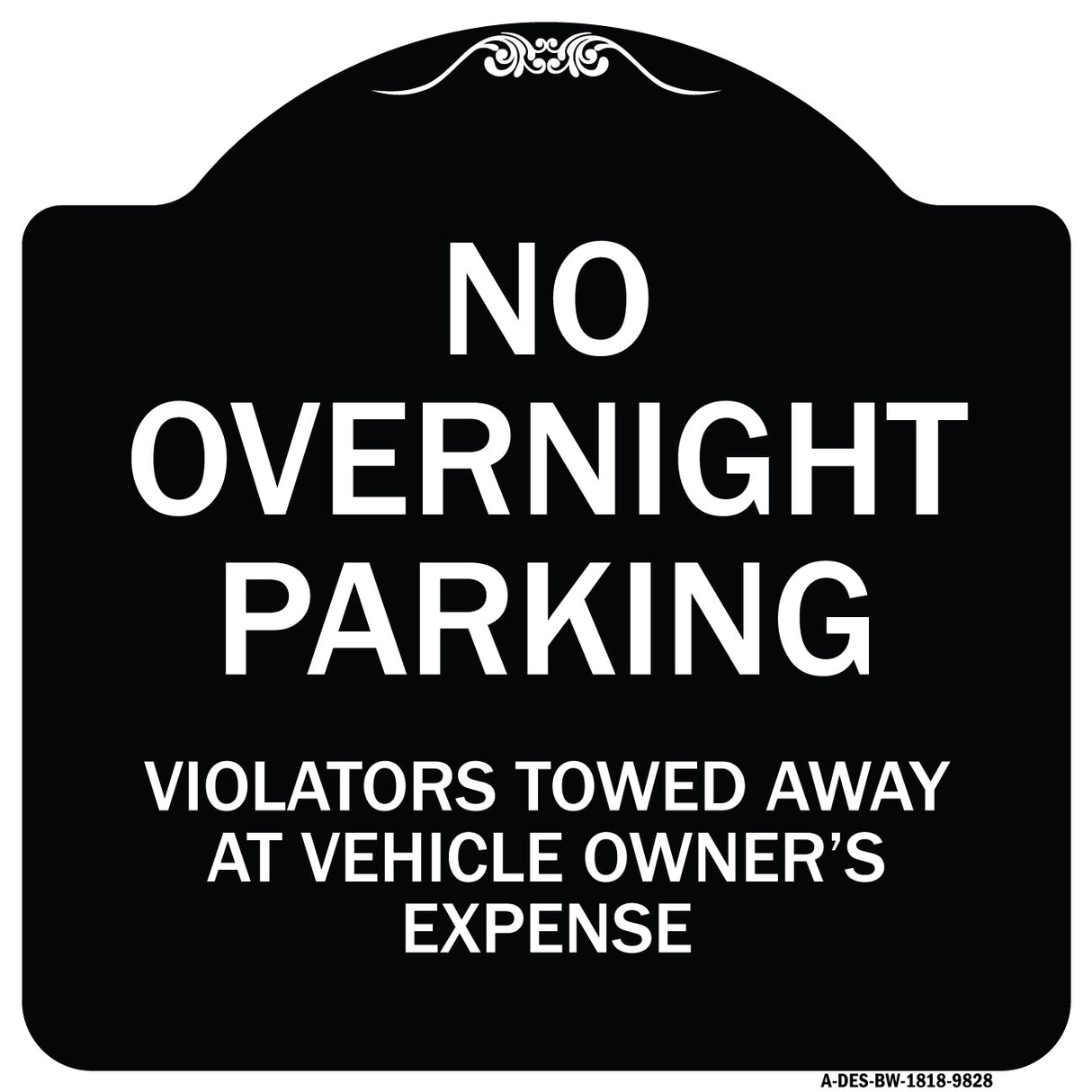 No Overnight Parking