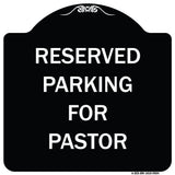 Reserved Parking For Pastor