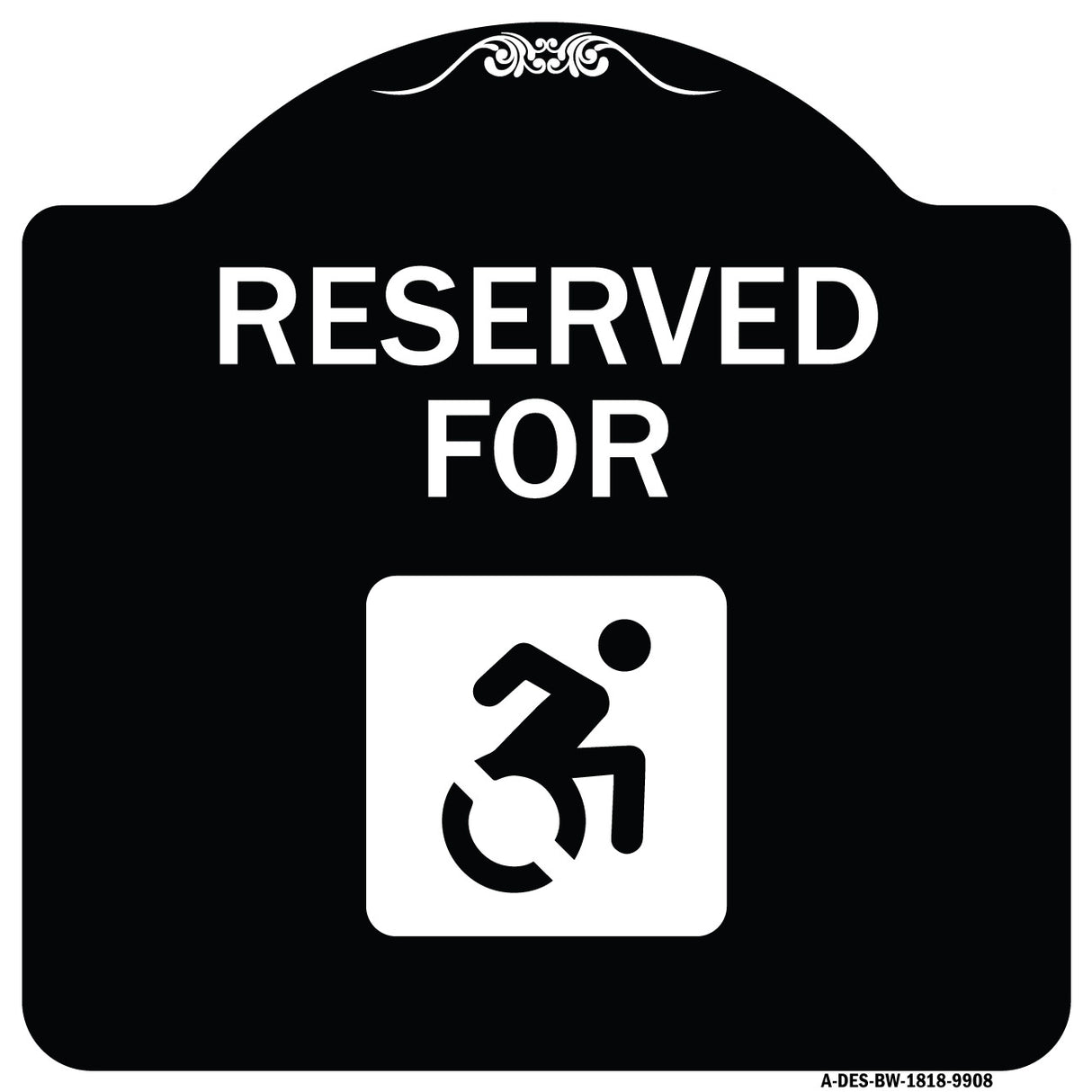 Reserved For (With Accessible Symbol)