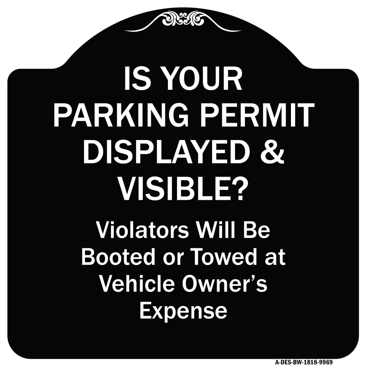 Is Your Parking Permit Displayed & Visible
