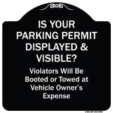 Is Your Parking Permit Displayed & Visible
