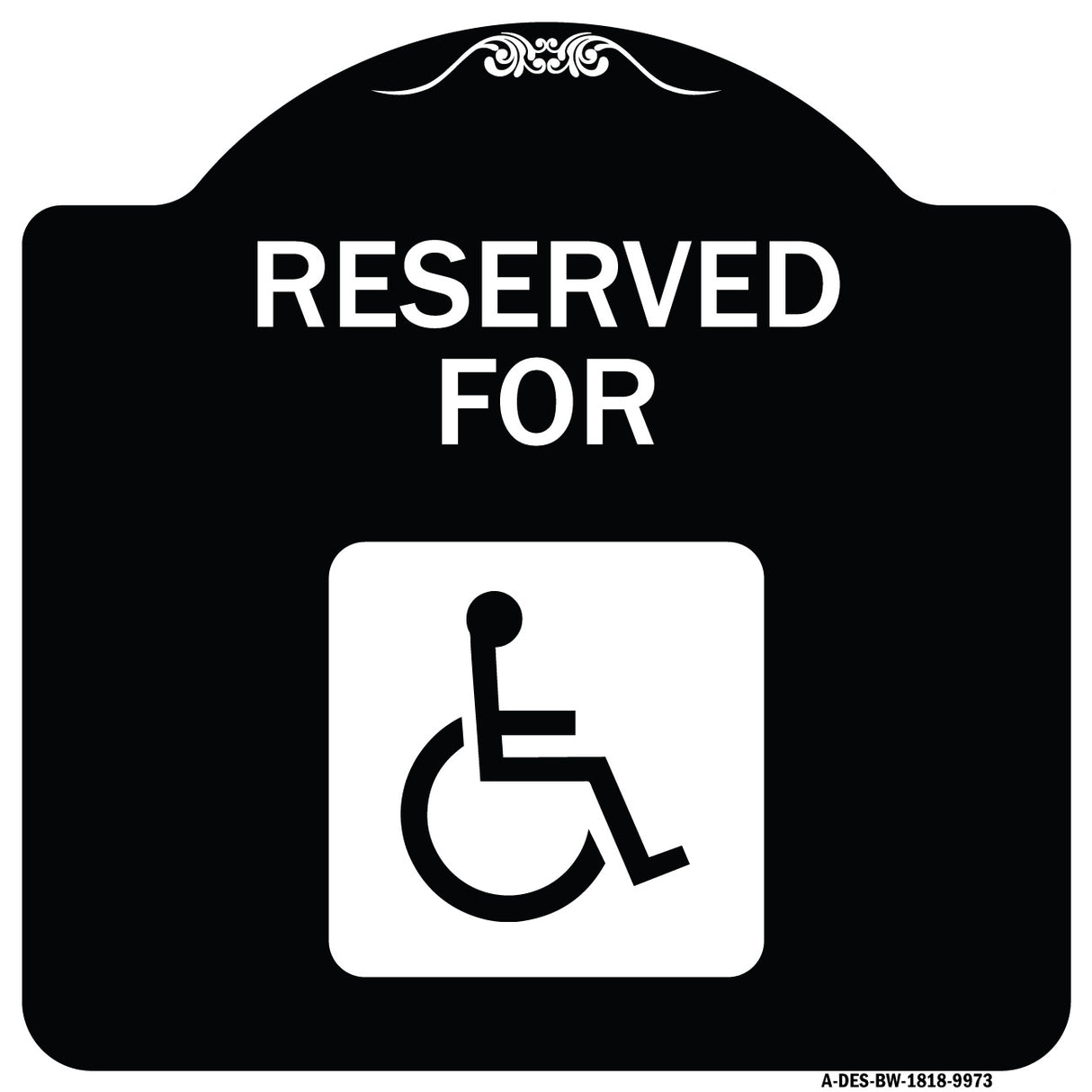 Graphic Handicapped Reserved