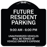 Future Resident Parking 9:00 - 6:00