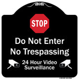 Do Not Enter, 24 Hour Video Surveillance