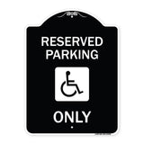 With NY Compliance Reserved Parking Only (With Access Icon)
