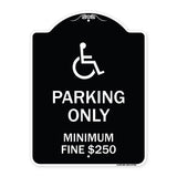 With Modified Isa Icon Parking Only Minimum Fine $250