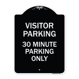 Visitor Parking Sign Visitor Parking 30 Minute Parking Only