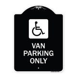 Van Parking Only (With Handicap Symbol)