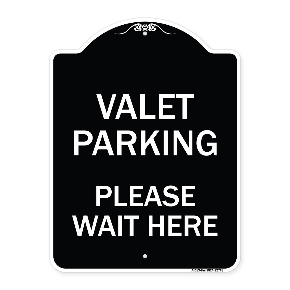Valet Parking Please Wait Here